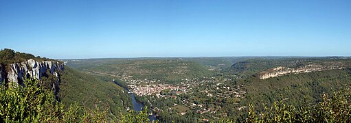 Panorama de Saint-Antonin-Noble-Val.