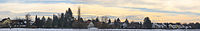 English: Panoramic of illuminated clouds in the afternoon in Wismat. Deutsch: Panorama beleuchteter Wolken am Nachmittag im Wismat. Panorama besteht aus fünf Bildern.