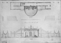 Plans for the new cascade, 1835