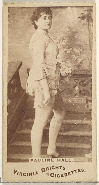 File:Pauline Hall, from the Actors and Actresses series (N45, Type 1) for Virginia Brights Cigarettes MET DP829546.jpg