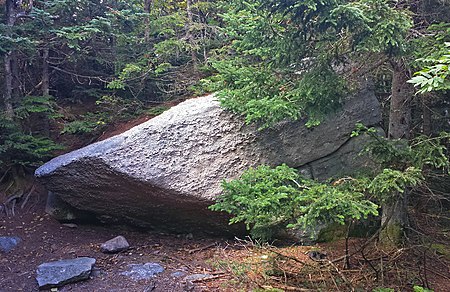 Peekamoose Mountain summit rock