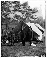 Abraham Lincoln, Allan Pinkerton a John Alexander McClernand v bitvě u Antietam, 1862