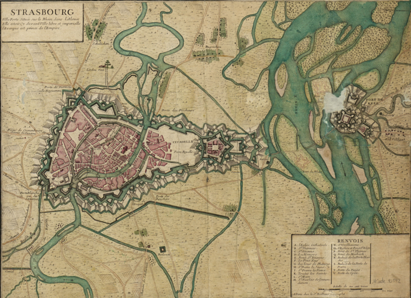 Datei:Plan Strasbourg 1720 (cropped).png