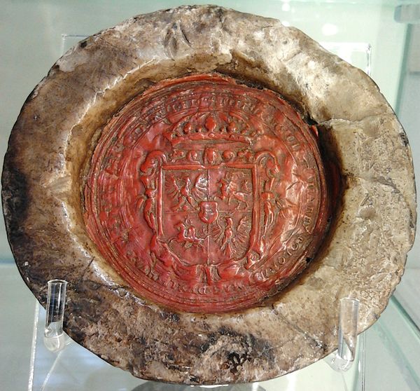 Seal of King and Grand Duke Stephen Báthory, circa 1576–1586