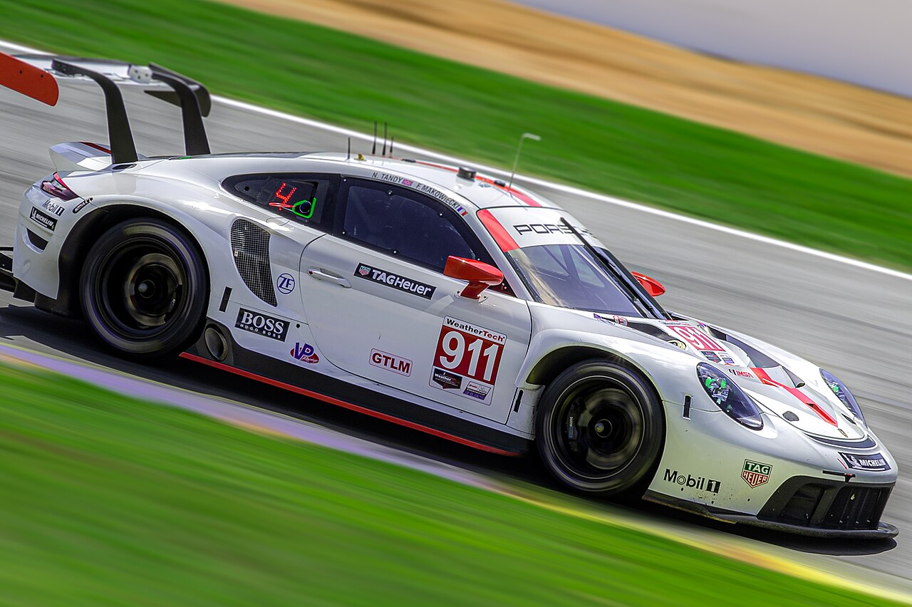 Image of Porsche GT Team's Porsche 911 RSR at the 2020 6 Hours of Road Atlanta