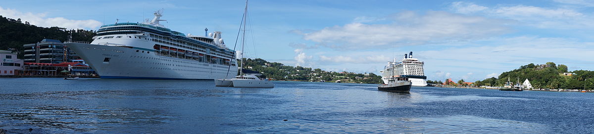Panorama of the Port of Castries