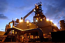 Blast-furnace steel plant in the United Kingdom Port talbot large.jpg