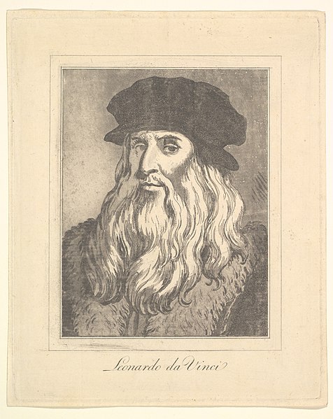 File:Portrait of Leonardo da Vinci (from Characaturas by Leonardo da Vinci, from Drawings by Wincelslaus Hollar, out of the Portland Museum) MET DP824104.jpg