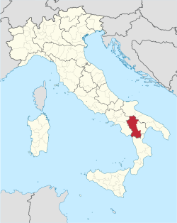 Potenza in Italy.svg