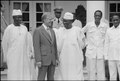 Jimmy Carter accueille le président Ahmed Sekou Touré devant la Maison-Blanche en 1979.