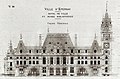 Dessin du projet pour l'Hôtel de Ville et musée-bibliothèque d'Épernay, 1912