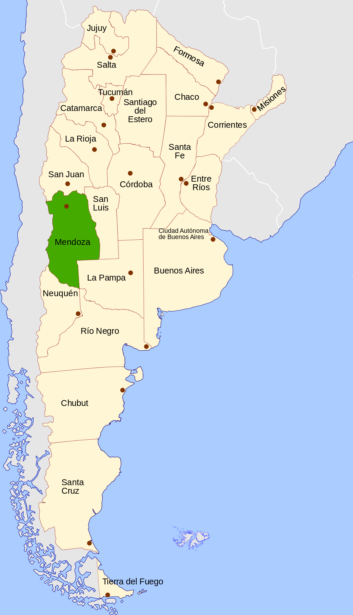 argentina map mendoza        <h3 class=