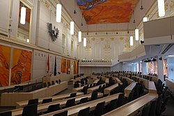 Parlamentin istuntosali Wienin Hofburgissa
