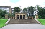 Steps to centre of terrace in People's Park