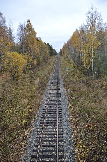 Ligne de Joensuu à lomantsi