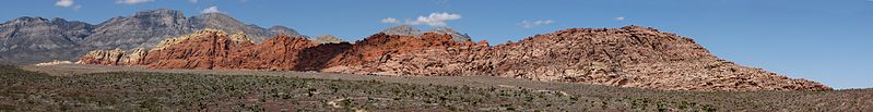 File:Red Rock Canyon Panorama - Calico Basin.jpg