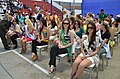 Peruvian women at the Trujillo Spring Festival.