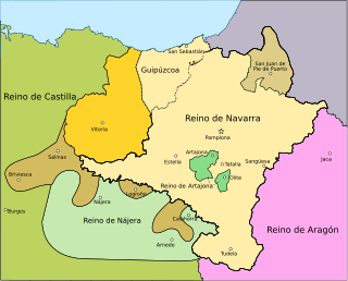 <span class="mw-page-title-main">Kingdom of Najera</span> Christian kingdom in Iberia