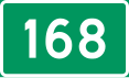 Nacionalna cesta 168 štit
