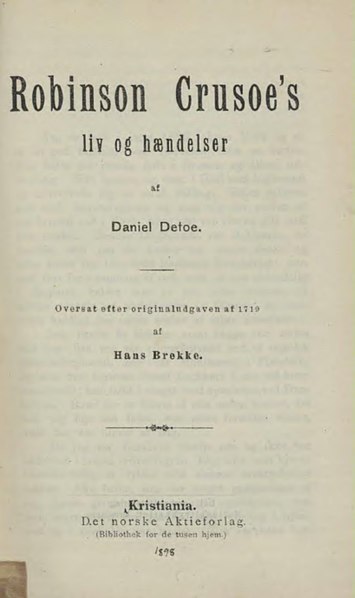 File:Robinson Crusoe's liv og hændelser 1898.djvu