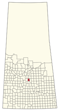 Location of the RM of Colonsay No. 342 in Saskatchewan