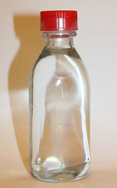 Sample of a clear liquid