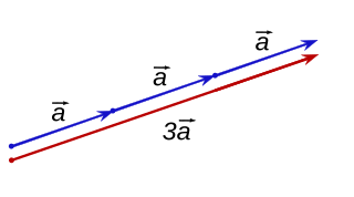 Scalar multiplication binary operation