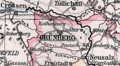 Grünberg na njemačkoj karti iz 1905.