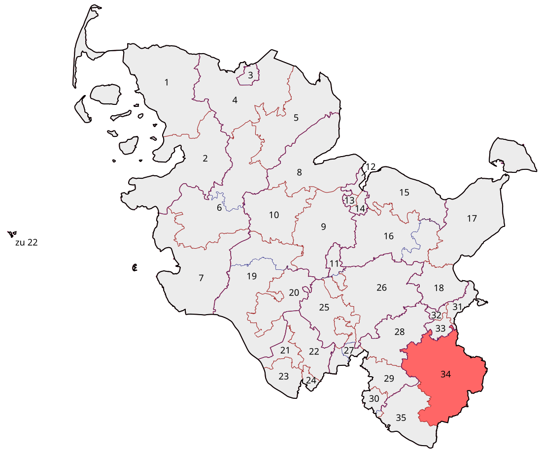 Landtagswahlkreis Lauenburg-Nord