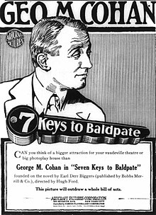 Advertisement on p.26 of the August 24, 1917 Variety Seven Keys to Baldpate (1917) - 1.jpg