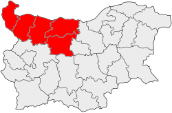 Location of Severozapaden