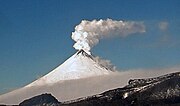 Thumbnail for File:Shishaldin Volcano with white steam plume (mid-day, 15 October 2023) (Aleutian Arc, Alaska, USA) 1.jpg