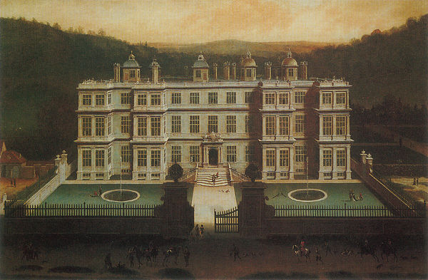 Longleat House, which he inherited aged 4; painting by Jan Siberechts, 1675