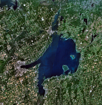 Супутникове фото озера Сімко