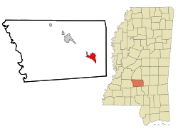 Ubicación de Magee, Mississippi