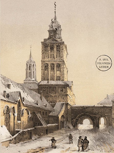 File:Sint Servaasklooster, Maastricht (A Schaepkens, ca 1850) (cropped).jpg