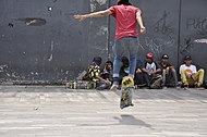 Skateboarding at Mexico City - Flip - 074.JPG