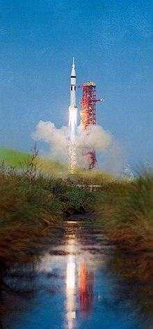 Skylab 4 launched from Cape Canveral Skylab 4 mission launch.jpg