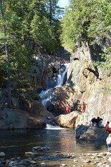 Smalls Falls Rest Area on Route 4 just south of Rangeley, Maine Smalls Falls.jpg