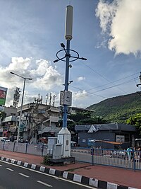 Smart pole in Vizag setup as part of Smart Cities mission