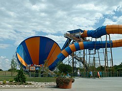 Mondo Monsoon water slide