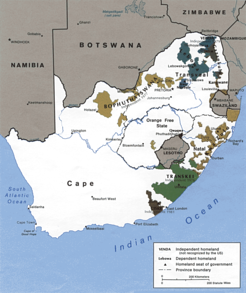 Apartheid: Etimologia, Antecedentes do apartheid, Instituição do apartheid