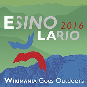 Squared logo of Wikimania Esino Lario.jpg