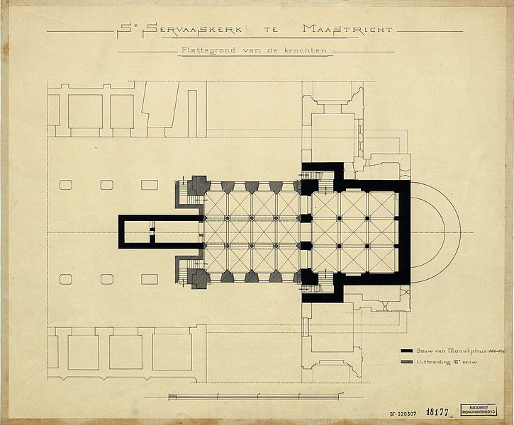 File:StServatius, Maastricht, groundplan of the crypts, ca 1890.jpg