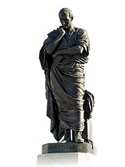 Ovid, author of the Metamorphoses and one of three main Augustan poets along with Virgil and Horace