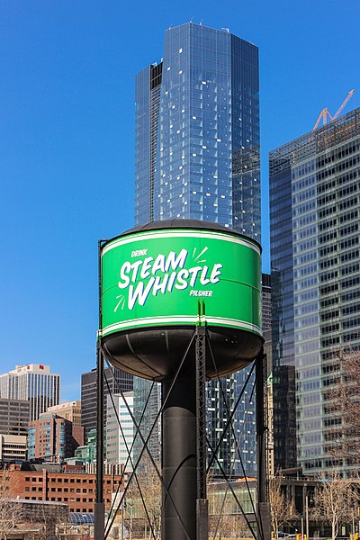 File:Steam Whistle Brewing Water Tower Toronto.JPG