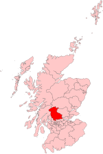 Constituency location within Scotland