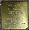 Stolperstein Bartelsstrasse 76 (Hermann Hauptmann) in Hamburg-Sternschanze.JPG