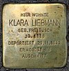 Stolperstein Markgraf-Albrecht-Str 15 (Halsee) Klara Liebmann.jpg