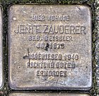 Stolperstein Remscheid Brüderstraße 3 Jente Zauderer.jpg